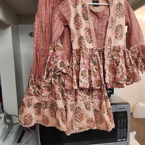 Worth Kids Matching 3 Piece Set - Pink and Red Floral